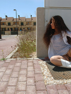 Exhibitionism in an unusual naked location