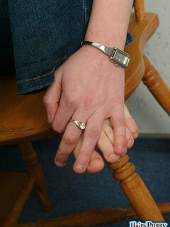 ginger teenie with big breasts also has big unshaved cunt