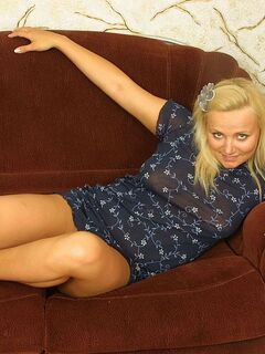 teengirl flashes her untrimmed pussy in various strange placed