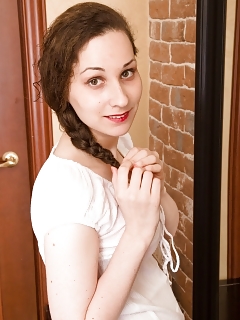 Delta Freya Loves Time Against Her Mirror