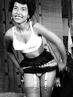 Ebony In Stockings Ebony White