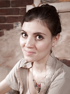 Maia Is Wearing An Awesome Long Dress And Seductively Puts On A Breathtaking Striptease Pictures