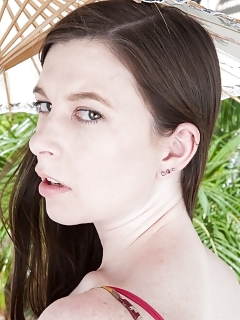 Taliah Mac Is A Lusty Hairy Babe That Enjoys To Demonstrate Her Hairy Cunt In The Sun