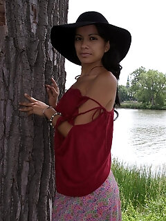 Dirty Mamacita Taking Time To Fill Her Furry Ass With A Finger Public!