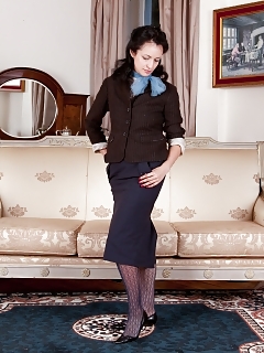 Tracey Anne Is In Her Filthy Dress And Nylons And Looking Very Hot