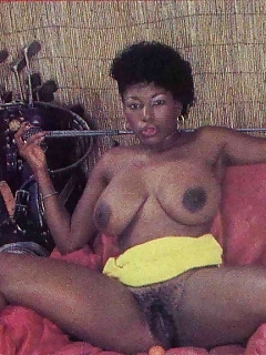 Ebony Vintage Cuties Sexy Black Pussy