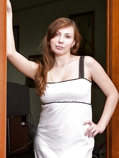 Silviya Is Clothing Her Favorite Green Stocking