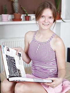 Beautiful Co-ed Babe Denisma Is Working When This Lewd Babe Gets Frustrated And Wants To Play With Her Hairy Cunt Until Her Pussy Gets Dripping Wet.