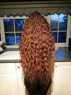 Sexy Princess Redheads With Black Wavy Hair