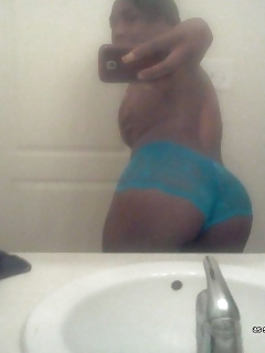 Dirty Ebony Babe In Attractive Undie Flashing Her Bristols