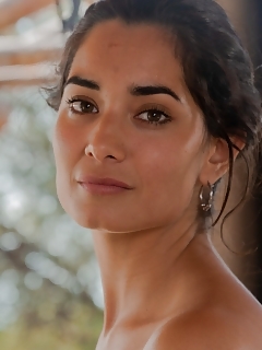 Tiffany Is Stripteasing By Her Window In Her Red Undie