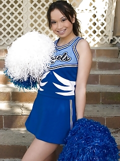 Beautiful Little Vixen Sasha Yung Looks Magnetic In Her Co-ed Cheerleader Outfit And Braces. Watch Her Represent Hairy Cunts With Pride. Pictures
