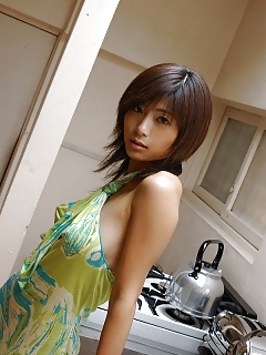 Rin Suzuka Sweet Asian Teen Likes Exploring Her Astonishing Ass And Hairy Pussy