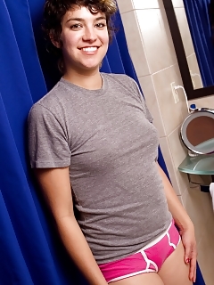 Fleshy Hair Lover Bianca Is All Lovely And Sweaty From Her Work Out And Needs To Get Out Of Her Sticky Underwears. Instead Of Splashing She Gets All M